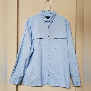INC International Concepts Light Blue Button-Up Shirt.  Size XL